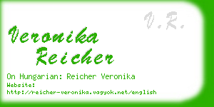 veronika reicher business card